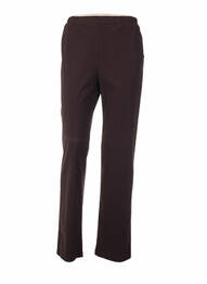 Pantalon croială dreaptă maro QUATTRO femme