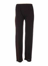 Pantalon croială dreaptă maro QUATTRO femme