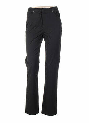Pantalon croială dreaptă talie joasă negru QUATTRO femeie
