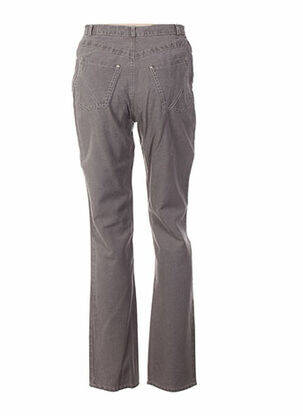 Pantalon croială dreaptă talie joasă gri QUATTRO femeie