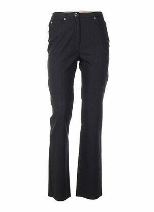Pantalon croială dreaptă talie joasă gri QUATTRO femeie