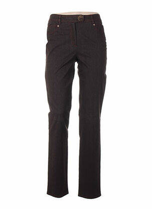 Pantalon croială dreaptă talie joasă maro QUATTRO femeie