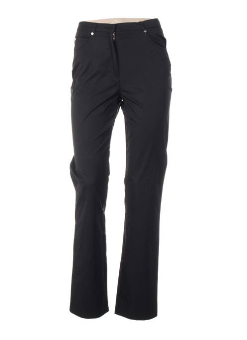 Pantalon croială dreaptă talie joasă negru QUATTRO femme