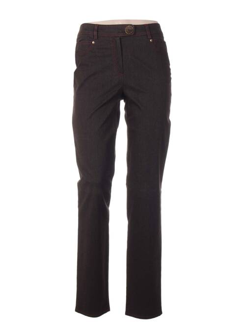 Pantalon croială dreaptă talie joasă maro QUATTRO femme