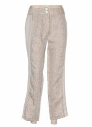Pantalon 7/8 buzunare talie joasă bej QUATTRO femme
