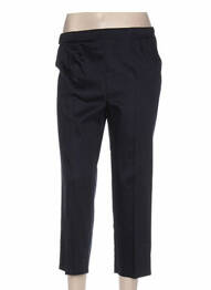 Pantalon trei sferturi talie elastică albastru QUATTRO femme