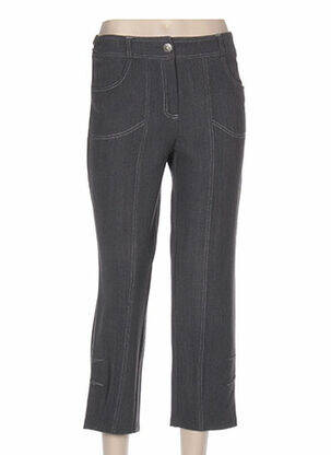 Pantalon trei sferturi talie joasă talie joasă gri QUATTRO femeie