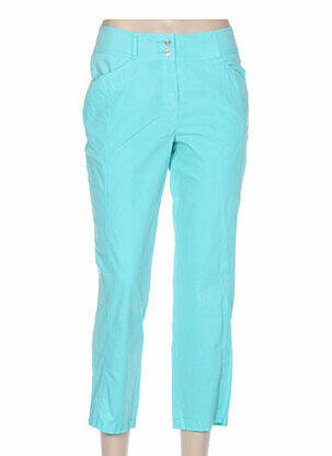 Pantalon trei sferturi albastru QUATTRO femeie