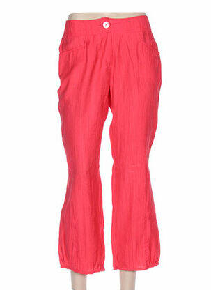 Pantalon trei sferturi roșu QUATTRO femeie