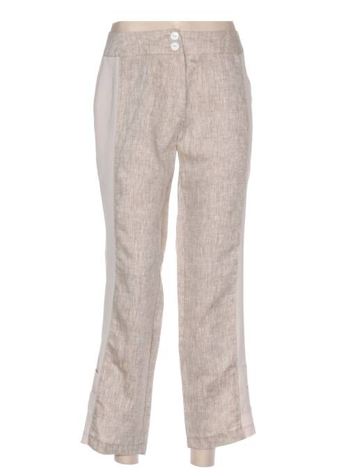 Pantalon 7/8 bej QUATTRO femeie