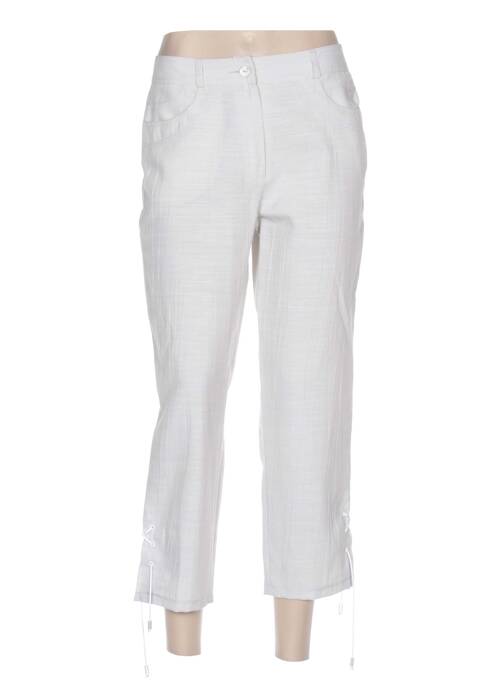 Pantalon trei sferturi gri QUATTRO femeie