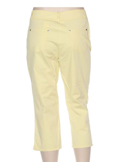 Pantalon trei sferturi galben QUATTRO femeie