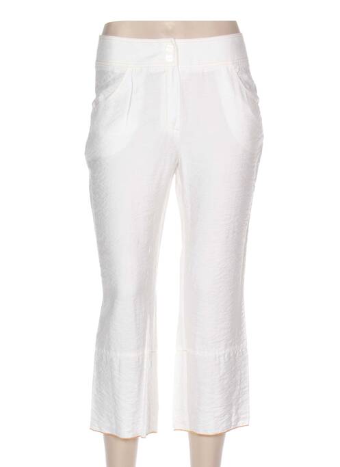 Pantalon trei sferturi alb QUATTRO femeie