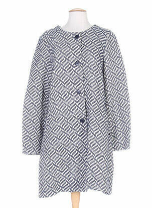 Palton lung albastru LE PHARE DE LA BALEINE femeie