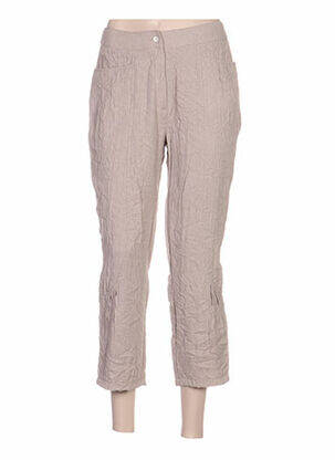 Pantalon trei sferturi bej QUATTRO femeie