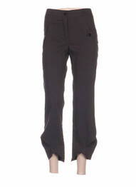 Pantalon trei sferturi talie înaltă talie înaltă maro QUATTRO femme