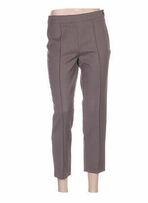 Pantalon trei sferturi maro QUATTRO femeie