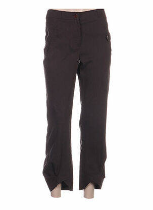 Pantalon trei sferturi maro QUATTRO femeie