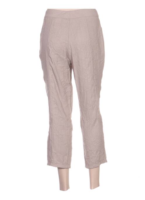 Pantalon trei sferturi bej QUATTRO femeie