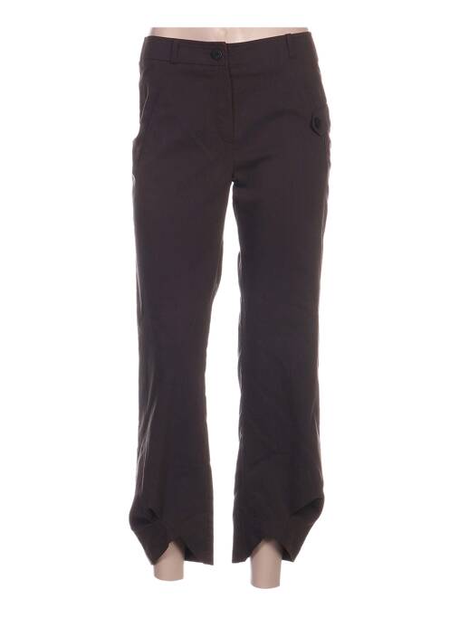 Pantalon trei sferturi maro QUATTRO femeie