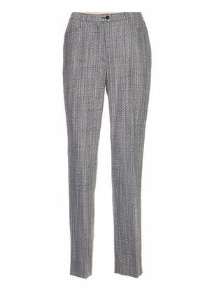 Pantalon croială dreaptă talie joasă gri QUATTRO femeie