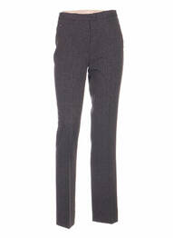 Pantalon croială dreaptă talie joasă gri QUATTRO femme
