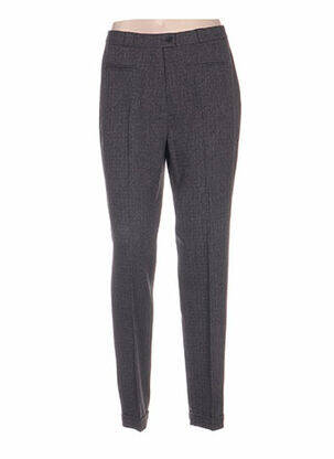 Pantalon croială dreaptă talie joasă gri QUATTRO femeie