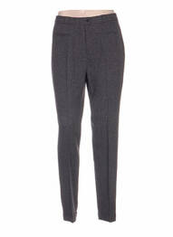 Pantalon croială dreaptă talie joasă gri QUATTRO femme