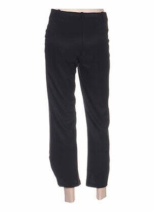 Pantalon 7/8 închidere cu fermoar sub clapetă cu nasturi talie joasă negru QUATTRO femeie
