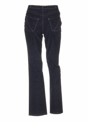 Pantalon croială dreaptă talie joasă albastru QUATTRO femeie