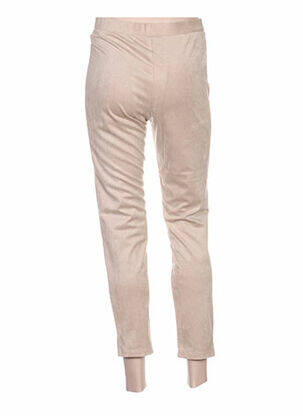 Pantalon 7/8 talie elastică bej QUATTRO femeie