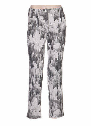 Pantalon croială dreaptă talie joasă negru QUATTRO femeie
