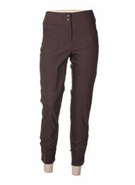 Pantalon buzunare talie înaltă maro QUATTRO femme