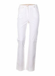 Pantalon drept elasticitate mărime normală bej QUATTRO femme