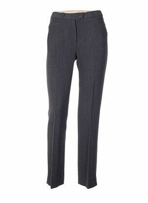 Pantalon croială dreaptă talie înaltă gri QUATTRO femeie