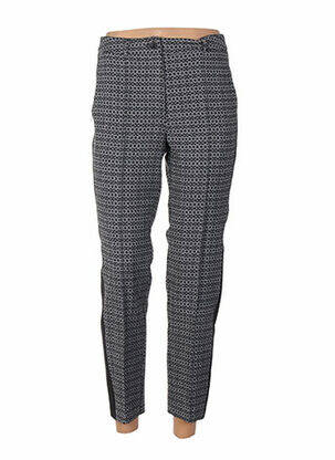 Pantalon trei sferturi talie înaltă talie înaltă gri QUATTRO femeie