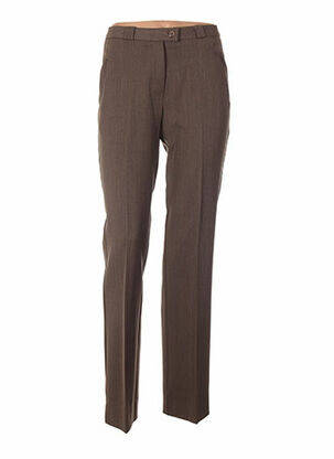 Pantalon buzunare talie înaltă maro QUATTRO femeie