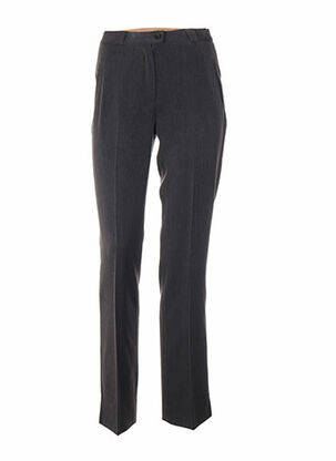 Pantalon croială dreaptă talie înaltă gri QUATTRO femeie