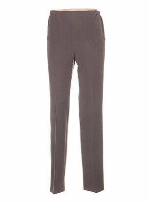 Pantalon croială dreaptă maro QUATTRO femeie