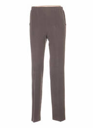 Pantalon croială dreaptă maro QUATTRO femme