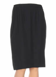 Fustă midi croială dreaptă negru MARYVET femme