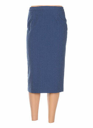 Fustă midi albastru KARTING femeie