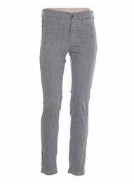 Pantalon slim talie înaltă talie înaltă gri COUTURIST femeie