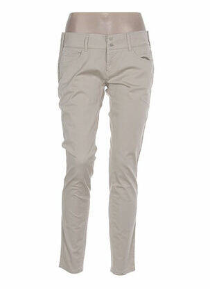 Pantalon slim bej COUTURIST femeie