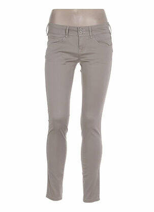Pantalon slim talie joasă talie joasă gri COUTURIST femeie