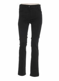 Pantalon slim elasticitate mărime normală negru COUTURIST femeie