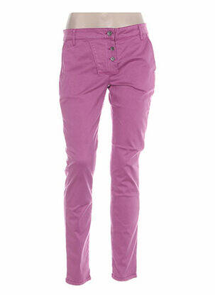 Pantalon slim talie joasă talie joasă violet COUTURIST femeie