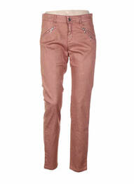 Pantalon slim talie joasă talie joasă roz COUTURIST femeie