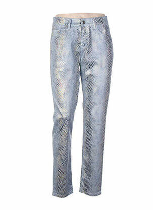 Pantalon slim conic mărime normală albastru COUTURIST femeie