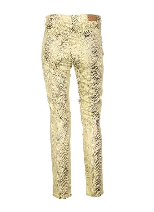 Pantalon slim galben COUTURIST femeie